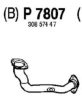 FENNO P7807 Exhaust Pipe